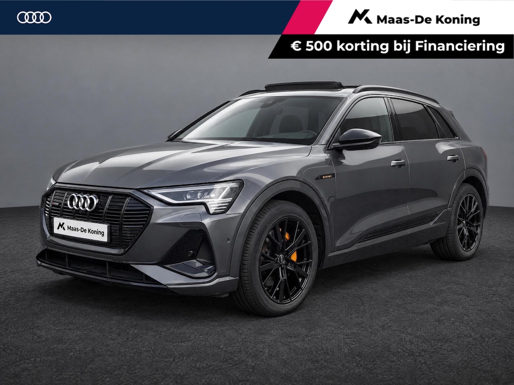 Audi E-tron 55 quattro S edition 95 kWh 408pk · SOH 96,8% · Panoramadak · 360 Camera · B&O Sound · Head-Up Display · Matrix LED · Leder Valcona · Elek. Stoelen + Geheugen Bestuurder ·