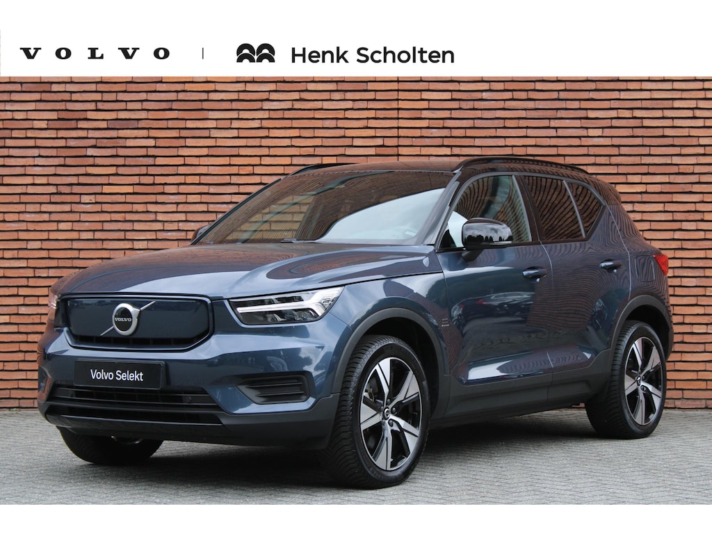 Volvo XC40 Recharge Plus | Stoel-/ stuurwielverwarming | Extra getint glas | Adaptieve cruise control | 19 inch. lichtmetalen velgen | BLIS | Apple Carplay/ Android auto | All-season banden | Dak in contrasterende kleur | Keyless entry