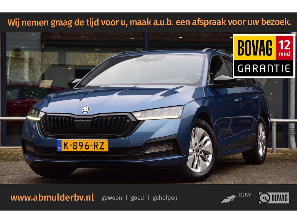 Skoda Octavia Combi 1.0 e-TSI 110PK Sport Business | Org. NL | BOVAG Garantie | Virtual Cockpit | Apple Carplay/Android Auto | Sportstoelen | PDC Voor&Achter | Full LED | Navigatie |