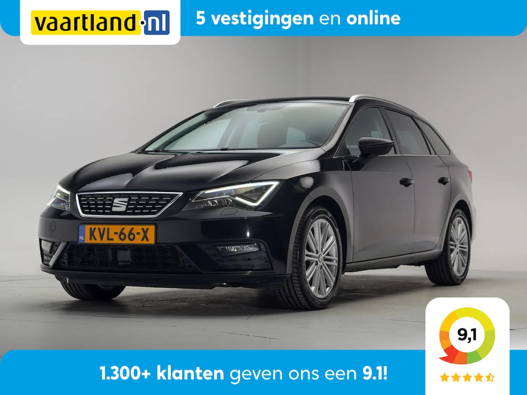 SEAT Leon 1.5 TSI Xcellence Aut. [ Navi Stoelverwarming Trekhaak ]