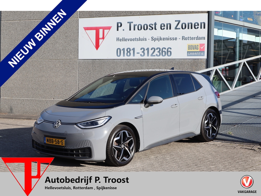 Volkswagen ID.3 Pro 58 kWh SOH 92% Apple Panoramadak/Apple carplay/Memory seats/Stoelverwarming/Stuurverwarming/360 graden camera/Navigatie/Adaptieve cruise control/Automatisch inparkeren/IQ Light