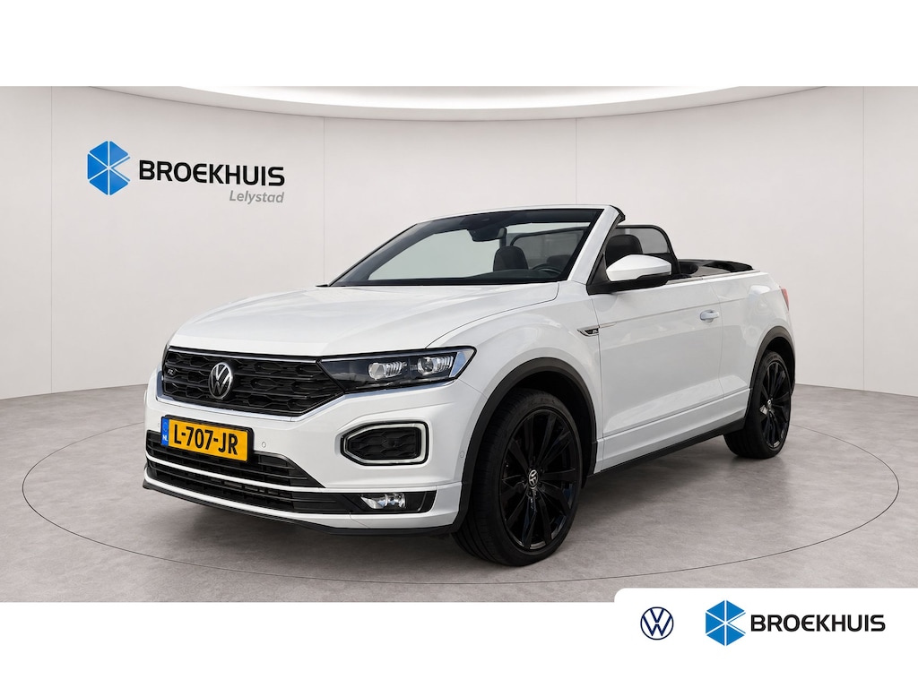Volkswagen T-Roc Cabrio 1.5 TSI 150PK R-LINE AUTOMAAT / NAVI / CLIMA / FULL-LED / KEYLESS / PDC / 19" LMV / CAMERA / ALCANTARA / 2X R-LINE / ORG. NL.  !!