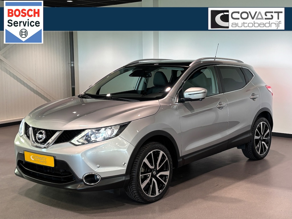 Nissan Qashqai 1.2 Tekna 1eEig/Dealer-oh.|Leder|Trekhaak|Panoramadak|Navigatie|Camera
