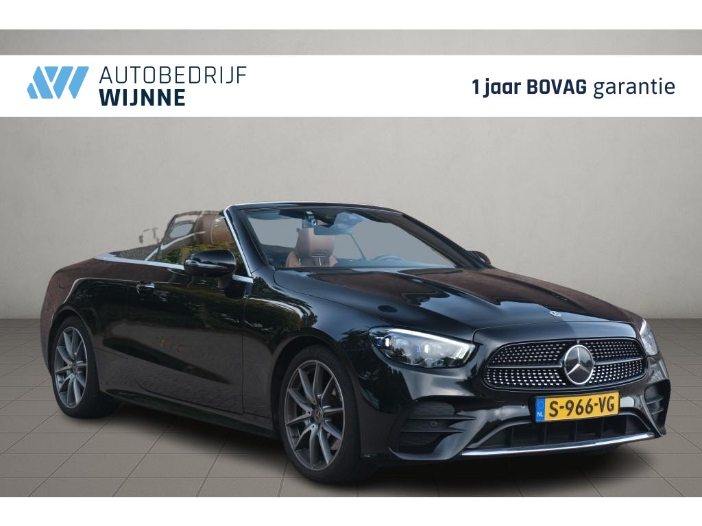 Mercedes-Benz E-klasse 200 197pk Aut. Cabrio AMG Line - Premium Plus pakket - 360° camera - Burmester audiosysteem - Distronic Plus - Airscarf - Stoelverwarming - Parkeersensoren - 19" AMG velgen