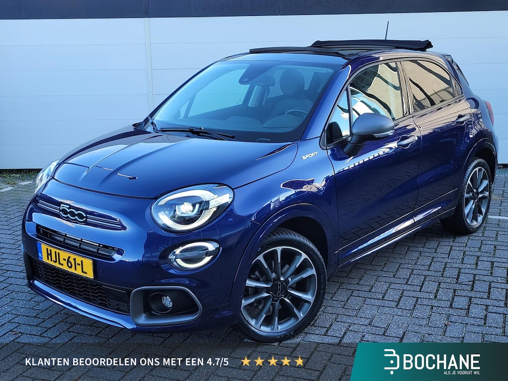 Fiat 500X 1.5 Hybrid Sport Cabrio | Elektrisch Vouwdak | Navigatie | Camera | Half Leder