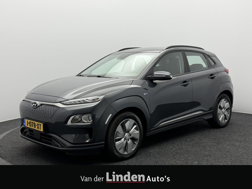 Hyundai Kona Electric EV Smart 64 kWh 3-Fase SOH 93,4% | Warmtepomp | Camera | Carplay&Android | Navigatie