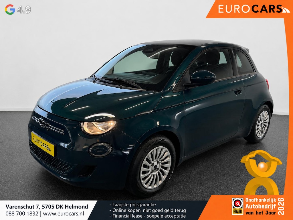 Fiat 500e 42 kWh DEMO ! Navigatie by Apple Carplay Android Auto camera Parkeersensoren rondom Dodehoekdetectie Cruise Control Stoelverwarming Keyless Entry Climate Control