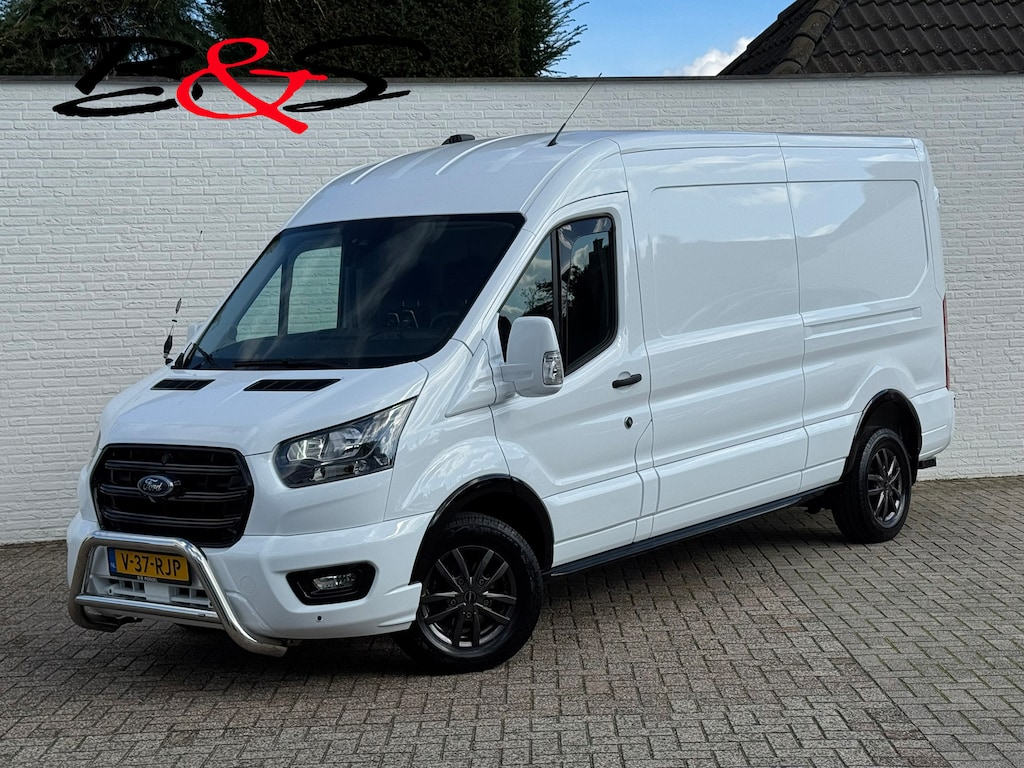 Ford Transit 350 2.0 TDCI L3H2 Automaat Trekhaak Webasto Chauffeursstoel Cruise Camera Airco 3 Zits