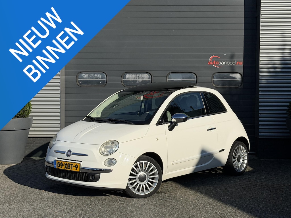 Fiat 500 0.9 TwinAir Lounge | Panoramadak | Navigatie | Airco | Lichtmetalen Velgen |