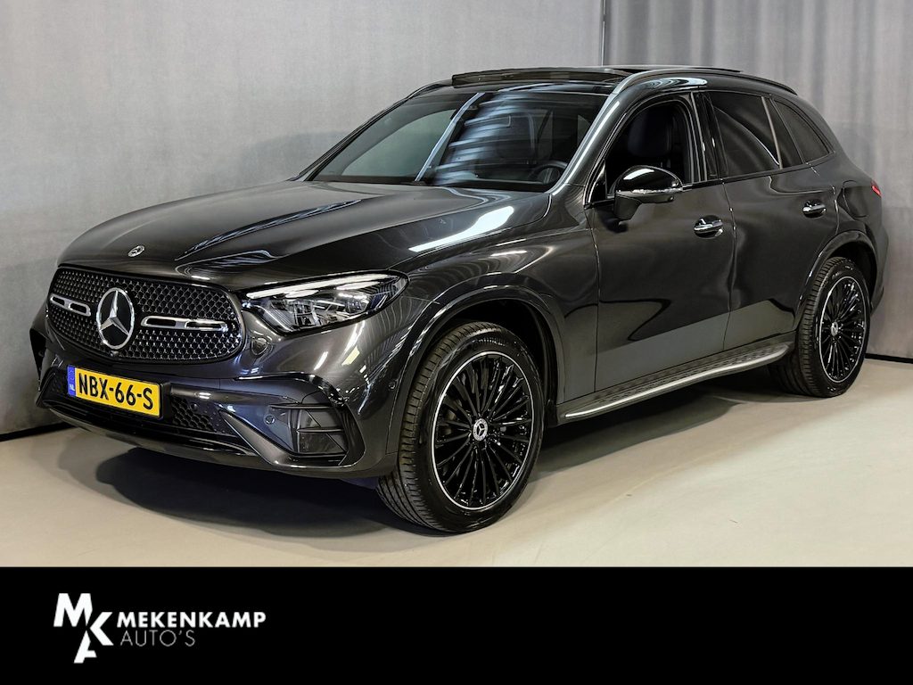 Mercedes-Benz GLC 300e 4MATIC AMG Line 20"/Trekhaak/Panoramadak/Burmester/Adaptieve cruise/Leder + memory/Stuur + stoelverwarming/360 camera/Head-up/Dodehoek/Sfeerverlichting