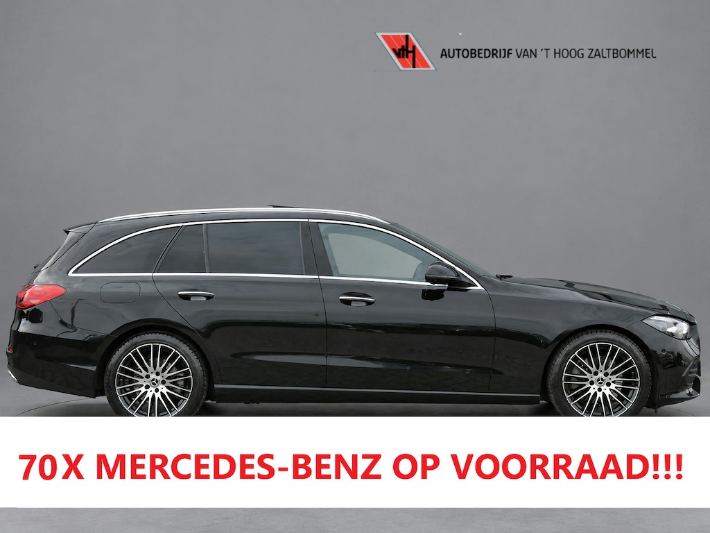 Mercedes-Benz C-klasse Estate 200 AUT9 Luxury Line PANORAMADAK LEDER MEMORY BURMESTER KEY-LESS GO 360-CAMERA