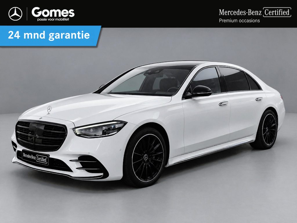 Mercedes-Benz S-klasse 350d 4MATIC Lang AMG Line | Night pakket | Burmester | Memory pakket voor + achter | Rijassistentiepakket | Achterasbesturing | 360° camera | Head-up Display | Multibeam LED | Keyless-GO | Elektrische achterklep | Klasse 5 alarm