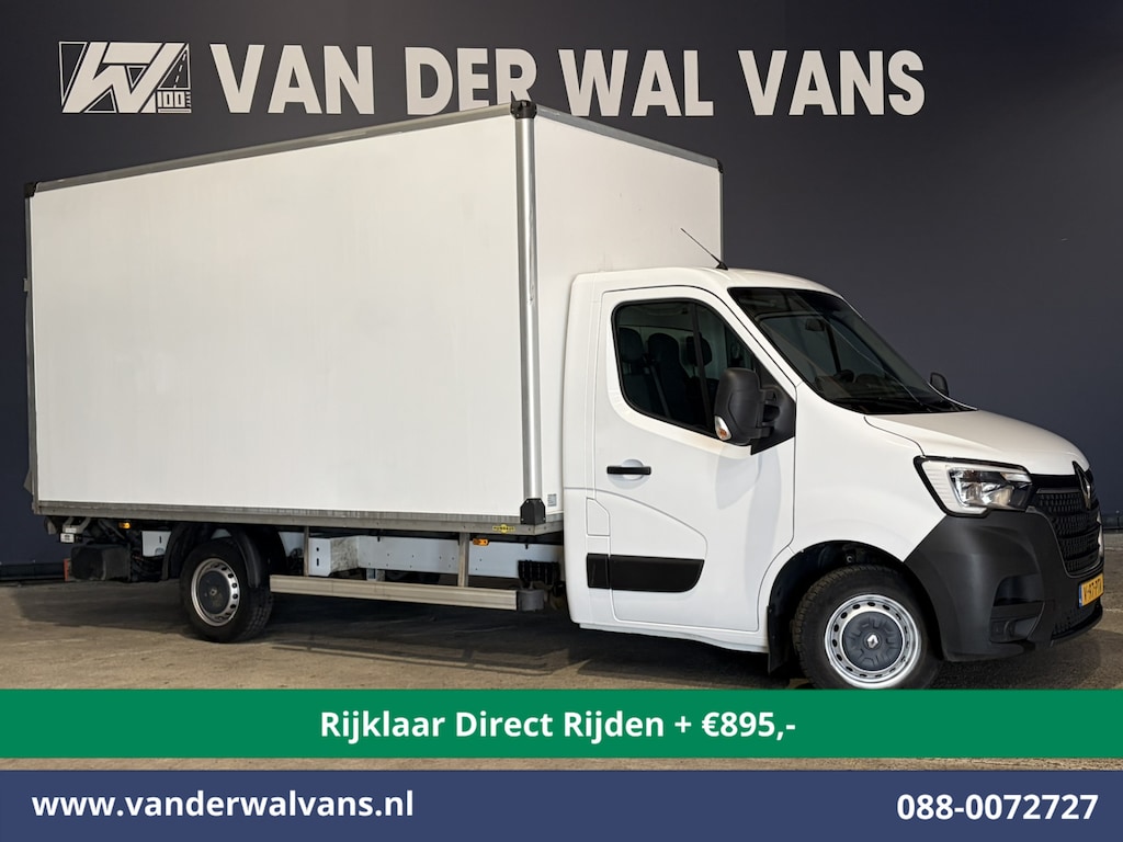 Renault Master 2.3 dCi 146pk Bakwagen Laadklep Euro6 *Rijklaar Direct Rijden* Airco | LED | 1000kg laadvermogen Bijrijdersbank Bijrijdersbank