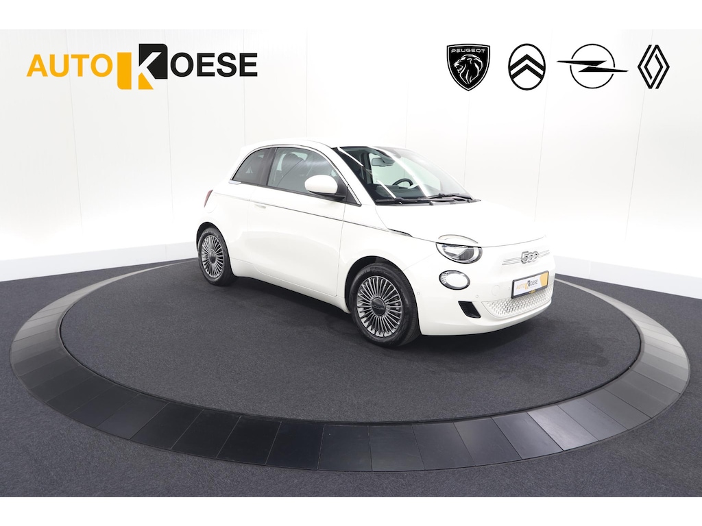 Fiat 500 Icon 42 kWh | 96.4% SoH | Dodehoekdetectie | Camera | Parkeersensoren | Pack Winter