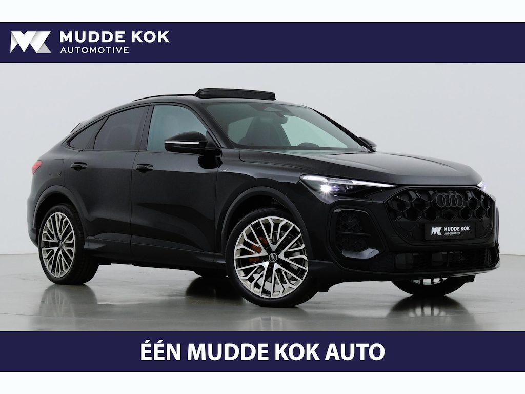 Audi Q5 Sportback Quattro S edition Competition | B&O | Passenger Display | Trekhaak | Luchtvering | Panoramadak | 360° Camera | 21 Inch | ACC
