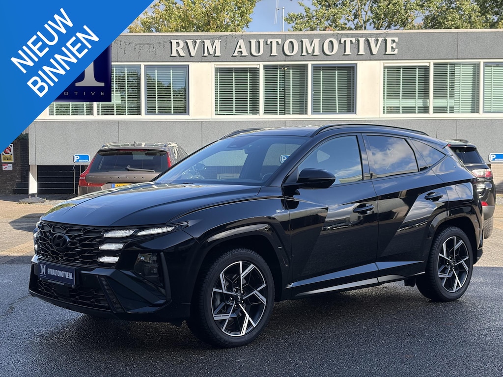 Hyundai Tucson 1.6 T-GDI PHEV N Line Sky 4WD PHEV |HYUNDAI FABRIEKSGARANTIE T/M 5-2030| PANO | KRELL AUDIO| STOEL + STUURVERWARMING| RECENT ONDERHOUD GEHAD BIJ HYUNDAI| CAMERA| DODE HOEK SENSOR