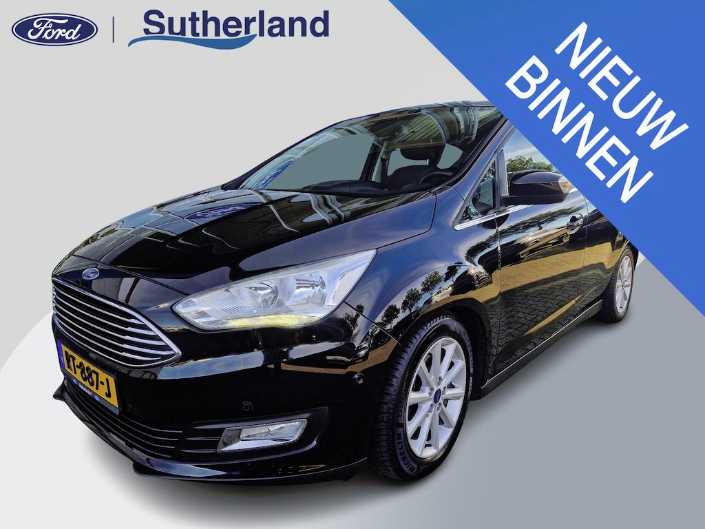 Ford C-Max 1.0 Titanium Camera | Trekhaak | Winterpack, stoel en voorruitverwarming | Half leder/stof incl. elec. stoelverstelling | Navigatie