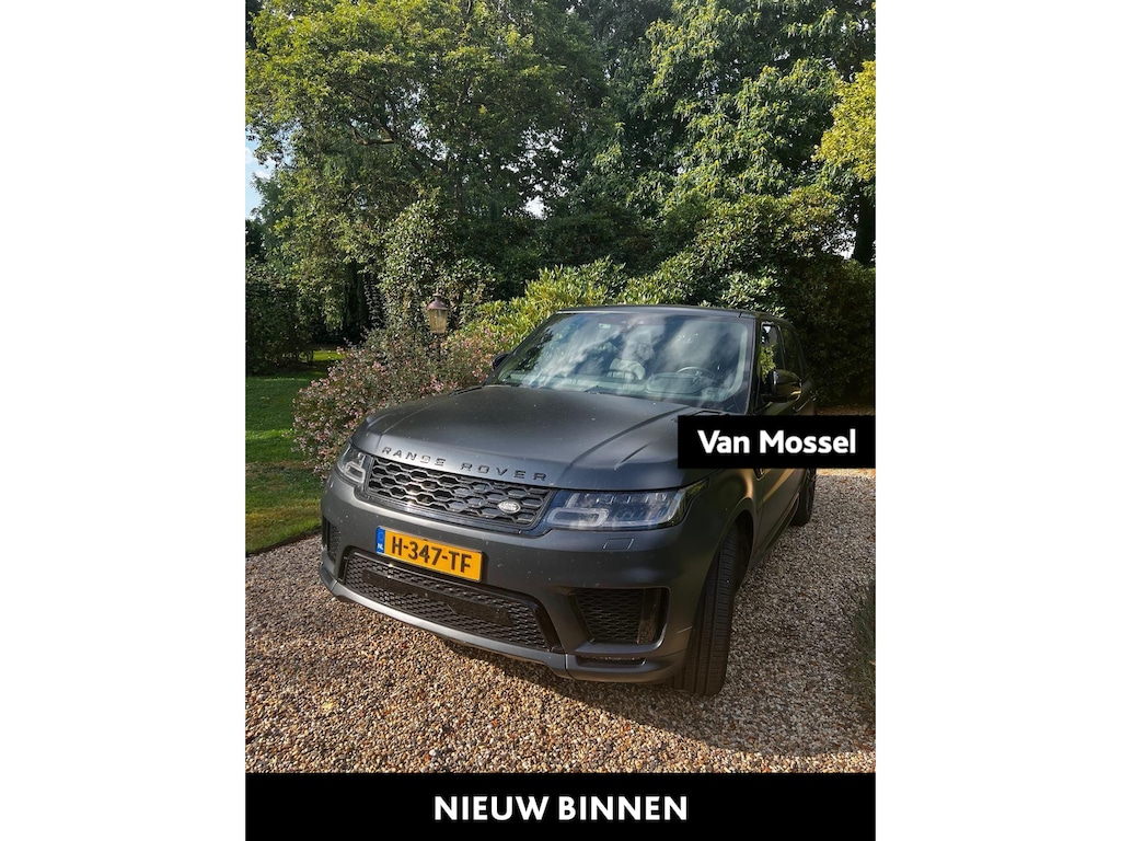 Land Rover Range Rover Sport P400e HSE Dynamic | SVO lak Borealis Black Satin | Head Up Display | Black Pack | Schuifdak |