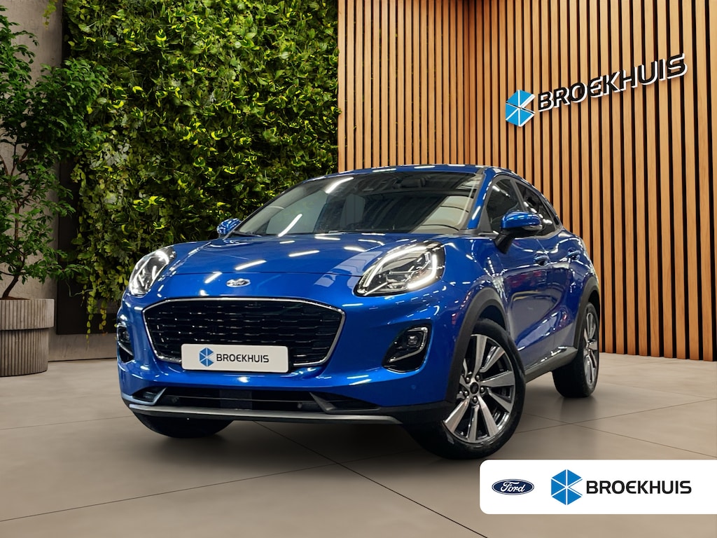 Ford Puma 1.0 EcoBoost Hybrid Titanium X B&O | Adaptieve cruise | Stoel- stuurverw. | Carplay | Camera | 18" | Navigatie