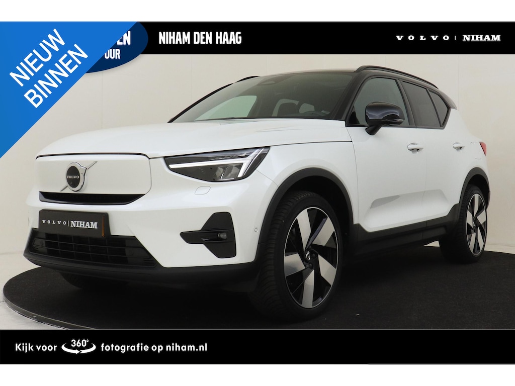 Volvo XC40 RECHARGE TWIN ULTIMATE 78 kWh -PANO.DAK|HARMAN/KARDON|POWER-SEATS|360°CAM|PRIVACY.GLAS|TREKHAAK|NUBUCK-FJORD|20"ALL-SEASON|FACELIFT|SoH:96%