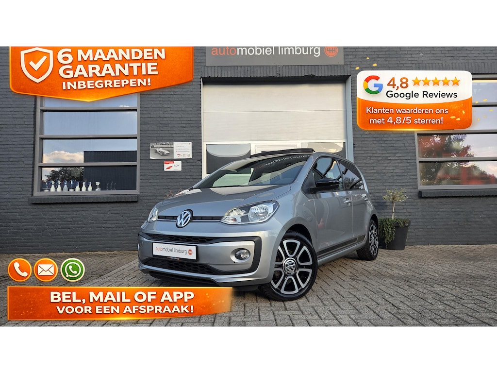 Volkswagen Up! 1.0 BMT high up! | PANODAK | CRUISE CONTROL | CAMERA | VOLLEDIGE ONDERHOUDSHISTORIE