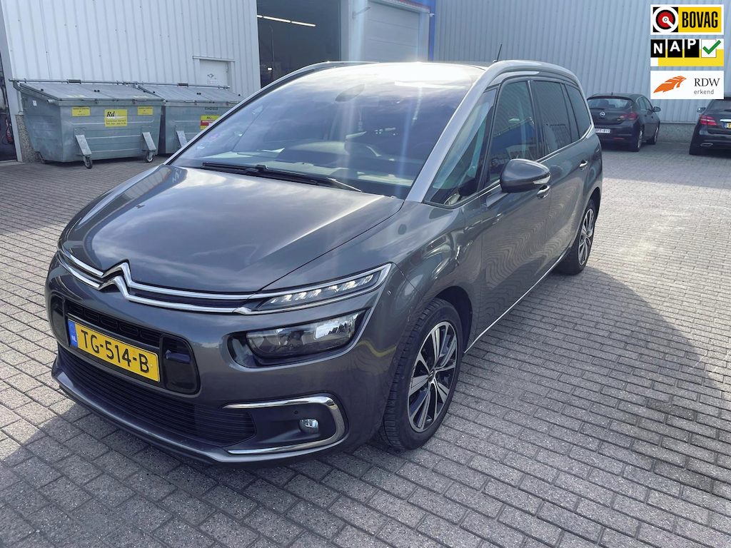 Citroën C4 Grand SpaceTourer 1.2 PureTech Business, 7 persoons, Navi, NAP, Dealer onderhouden, Airco, APK 07-27