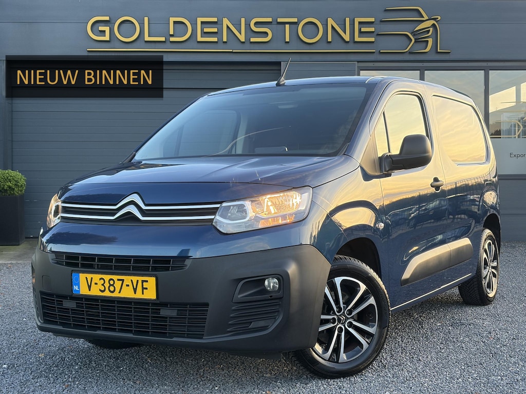 Citroën Berlingo 1.6 BlueHDI Club ✓D-riem vv in 2024✓Navi✓Carplay✓Airco✓Cruise✓Zijschuifdeur✓Lm velgen✓Bj 12-2018✓N.A.P✓Apk tot 09-2027