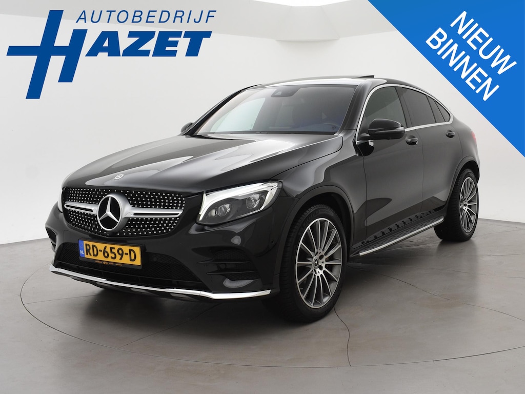 Mercedes-Benz GLC Coupe 250 4MATIC PREMIUM AMG SPORT + SCHUIFDAK | 360 CAMERA | STOELVERW. | TREEPLANKEN