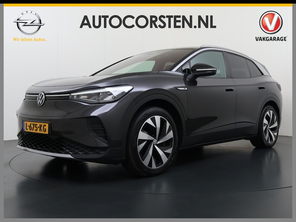Volkswagen ID.4 First 82kWh 204PK SOH 90% Trekhaak Warmtepomp Lmv 20" Adap.Cruise Stoel+Stuurverwarming Camera Navi Android Auto Apple Carplay Stoelverwarming Privacy Glas Isofix Led Rijstrooksensor 1.000KG Trekgewicht 1e Eigenaar Origineel Nederlandse Auto