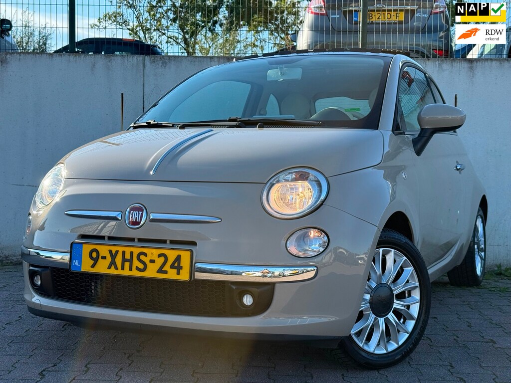 Fiat 500 0.9 TwinAir Lounge/PANO/SCHUIFDAK/NAVI/THERA MOKA VINTAGE/ZEER LEUKE AUTO/