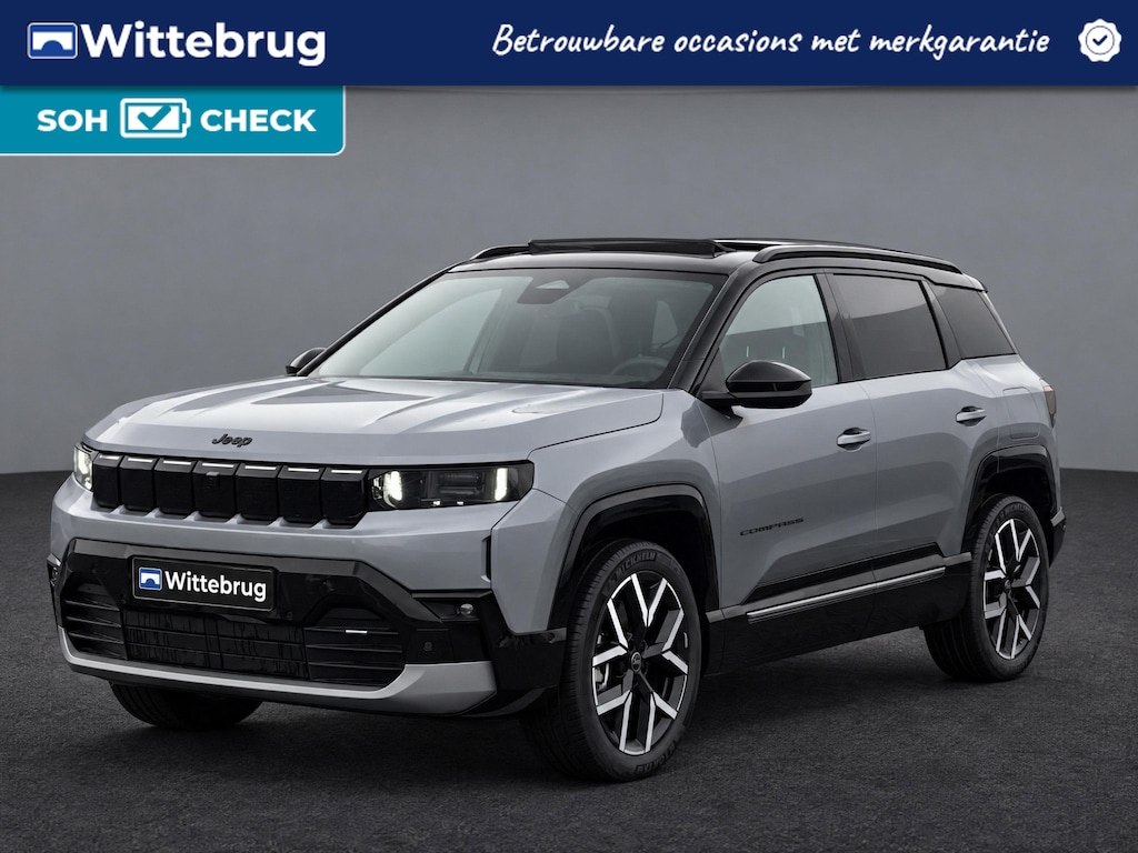 Jeep Compass First Edition 74 kWh Panoramadak | 360 Camera | Massage | Focal YP