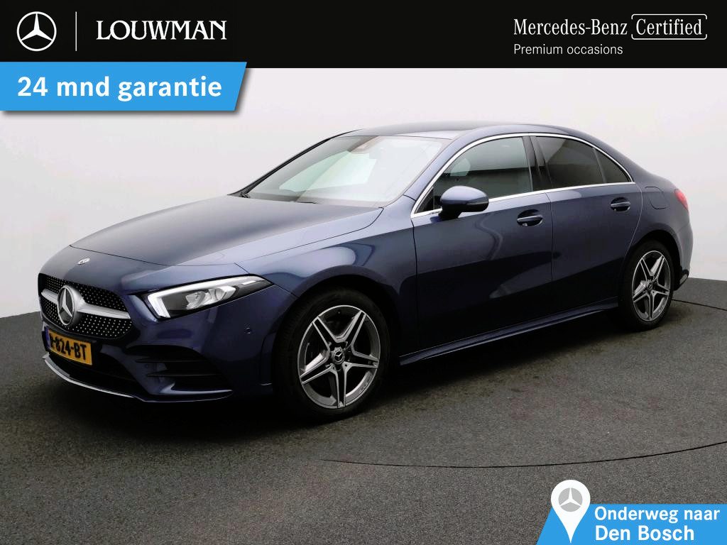 Mercedes-Benz A-klasse 250 e Limousine AMG AMG Line | Ledkoplampen | Parkeerpakket met achteruitrijcamera | Sfeerverlichting | Stoelverwarming. Inclusief 24 maanden MB Certified garantie voor Europa.