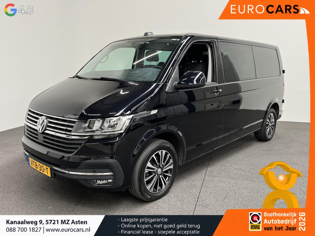 Volkswagen Transporter 2.0 TDI L2H1 Dubbele Cabine Highline Automaat Airco Cruise Control Apple Carplay/Android Auto Trekhaak Parkeersensoren