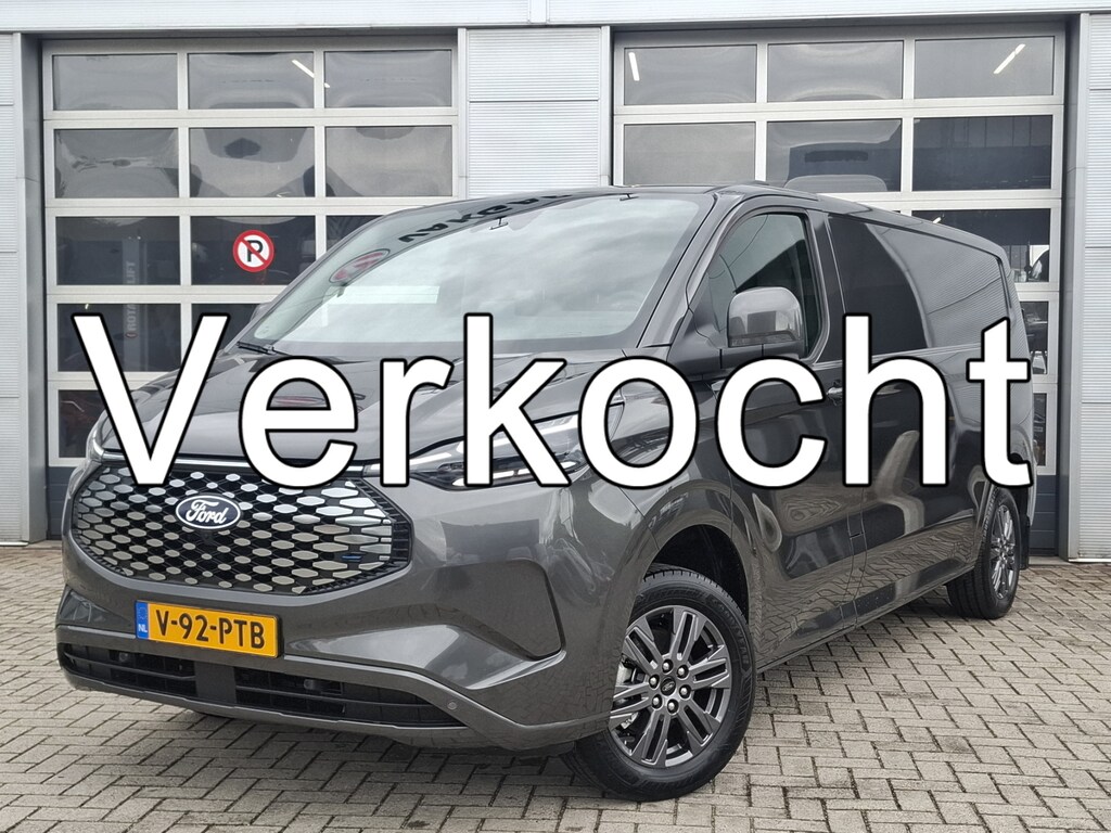Ford E-Transit Custom 340 L2H1 Limited 71 kWh | Android/Apple Carplay | LMV 17" | Voorstoelen/Voorruit Verwarmd | Rondomzicht Camera | Cruise Control Adaptief | Trekhaak | Airco |