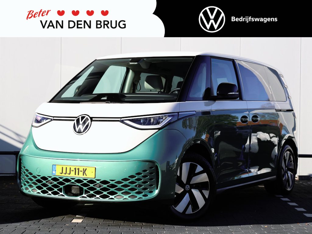 Volkswagen ID. Buzz Pro Bulli 79 kWh 286PK | ACC | LED | Camera | Trekhaak | Elektrisch verstelbare Memory stoelen | Navigatie | 19 inch Lm velgen | Alarm |
