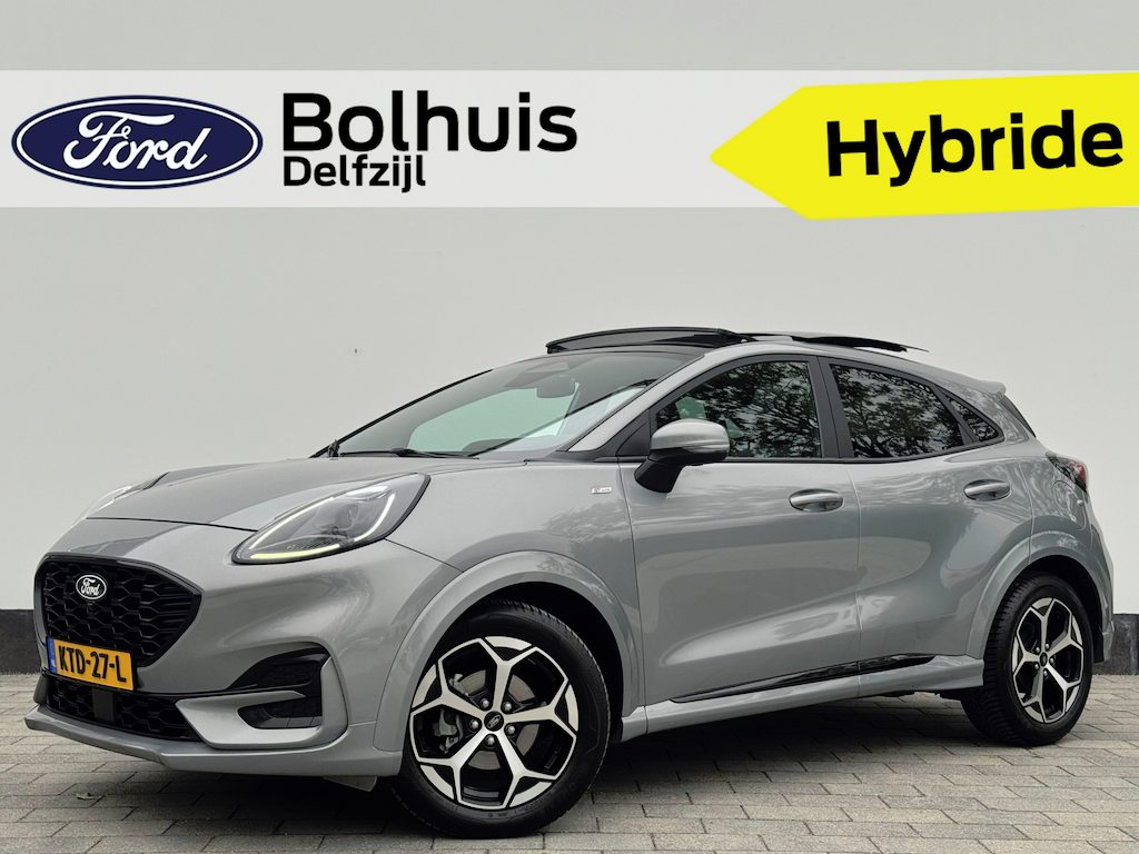 Ford Puma EcoBoost Hybrid 155pk ST-Line X | Pano | Winter Pack | El. a. klep | B&O | Half leer | Camera | 4 seiz. banden |