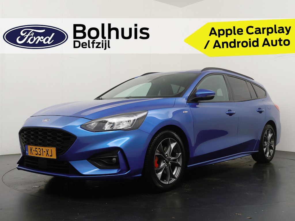 Ford Focus Wagon EcoBoost Hybrid 125 pk ST Line X | Camera | El. a. klep | LED | Keyless entry | Navi | Clima | Cruise | 17" |