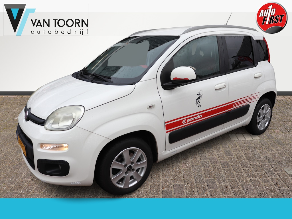 Fiat Panda 0.9 TwinAir Lounge. APK tot 31-10-2027.  Airco, trekhaak, lm velgen
