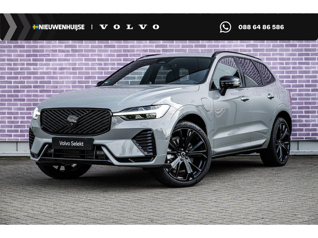 Volvo XC60 T8 Plug-in hybrid AWD Ultra Black Edition | Adaptieve Cruise Control | Panoramadak | Bowers & Wilkins Audio | 360° Parkeercamera | Head-Up Display | Dodehoek Detectie | Stoel-/Stuurverwarming | Nappa Lederen Sportstoelen + Massage |