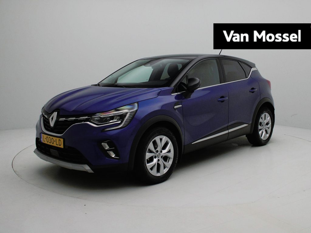 Renault Captur TCe 90 Intens | Parkeersensoren v+a met achteruitrijcamera | Pack EASY LINK navigatie incl Apple CarPlay & Android Auto | Two-tone metaalkleur | Ruimtebesparend reservewiel (max. 80km/u) |