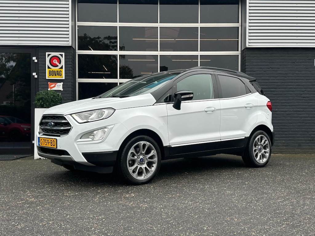 Ford EcoSport 1.0 Titanium, Bluetooth, CarPlay, Camera, Cruise, Navi, Stuur/Stoelverwrm, NAP