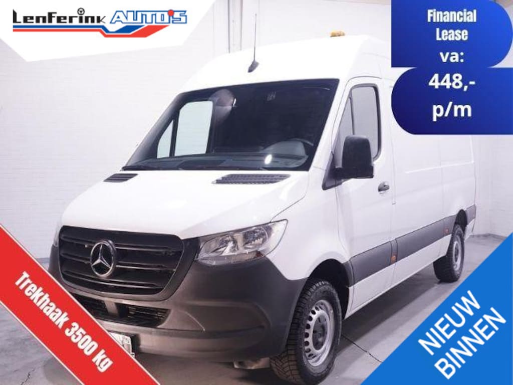 Mercedes-Benz Sprinter 319 CDI 3.0 V6 190 pk Aut. L2H2 Trekhaak 3.500 kg Navi, Camera, Apple Carplay, Cruise Control, 3-Zits