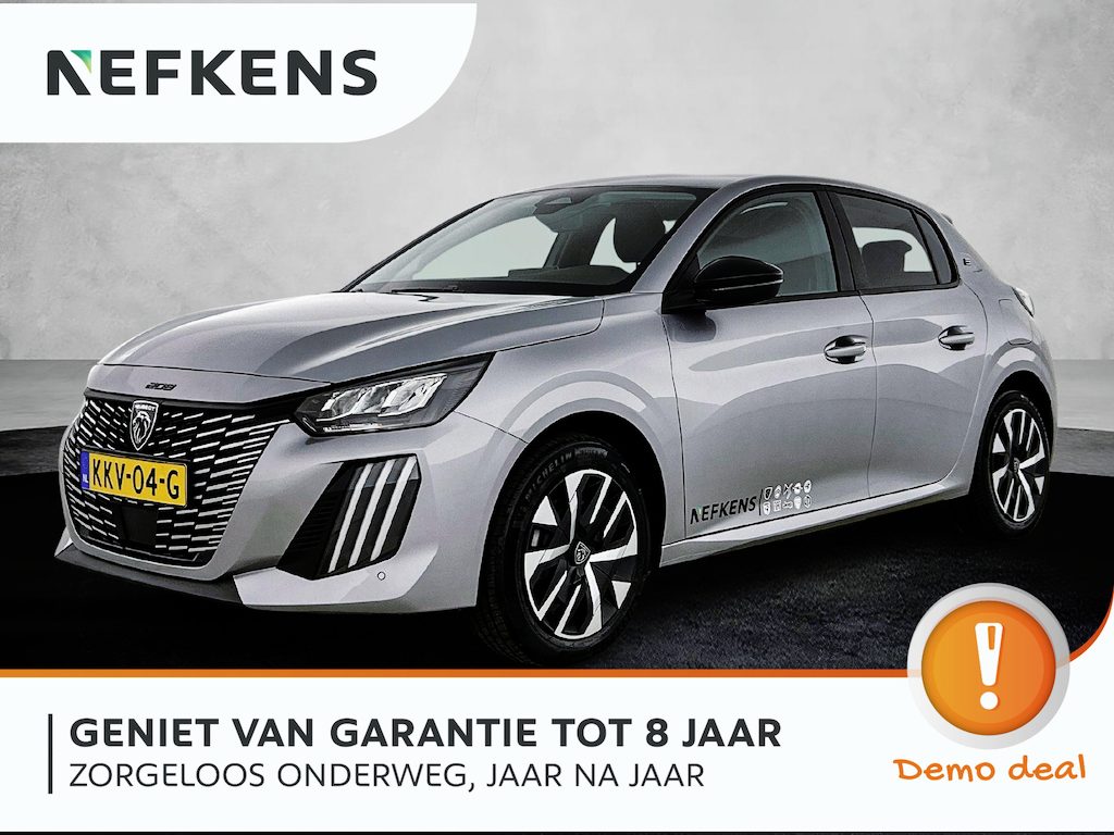Peugeot e-208 EV Business 51 kWh 156pk | DEMO | 433km WLTP Actieradius | Lage kilometerstand! | Navigatie | Achteruitrijcamera | Cruise Control | Climate Control | Parkeersensoren v+a | Armsteun | Draadloze Apple Carplay/ Android Auto | Donker getint glas | Warmtepomp |