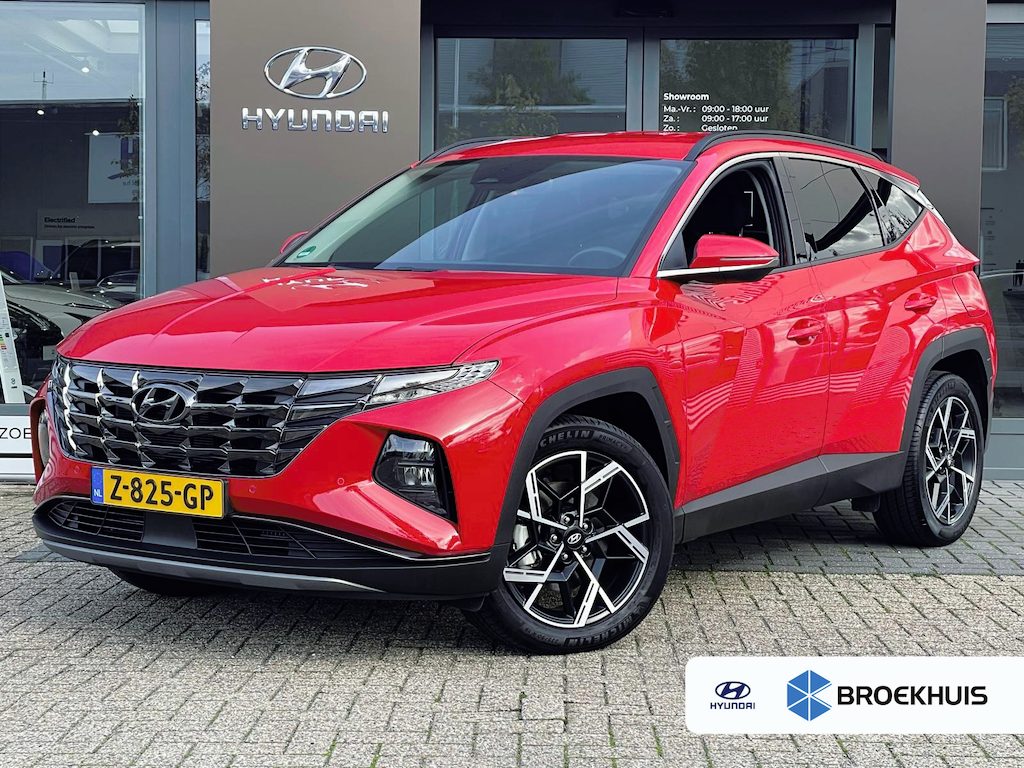 Hyundai Tucson 1.6 T-GDI HEV 230pk Comfort Smart | Trekhaak 1.650kg Trekgewicht | Navigatie | Elektrische Achterklep | Stoel-Stuurverwarming | Adaptive Cruise Control | Premium Audio