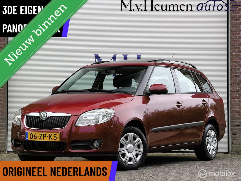 Skoda Fabia Combi 1.6-16V 105PK Automaat ORG NED Schuif/Kanteldak