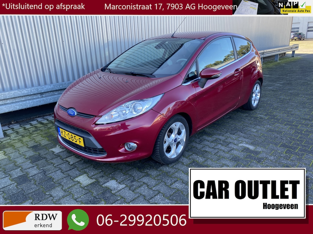 Ford Fiesta 1.25 Ghia 139Dkm, Leer, Clima & Nieuwe APK – Inruil Mogelijk –