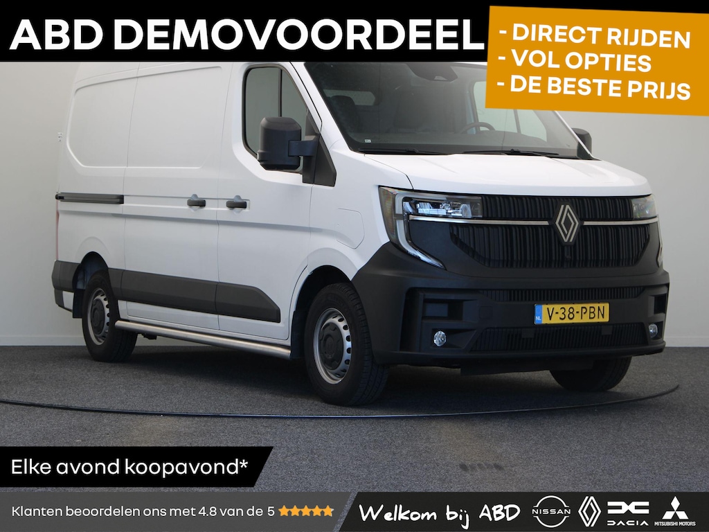 Renault Master E-Tech T35 L2H2 Extra long range 87 kWh | 2450 kg Trekgewicht | Climate control | Stoelverwarming | Apple Carplay | Android auto |