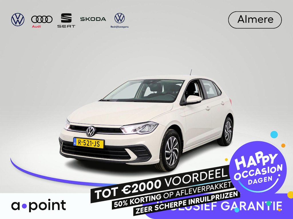 Volkswagen Polo 1.0 TSI Life 95 pk | Navigatie via App | Adaptieve cruise control | Apple carplay / Android auto | Hill hold | LED koplampen | Start/stop systeem |