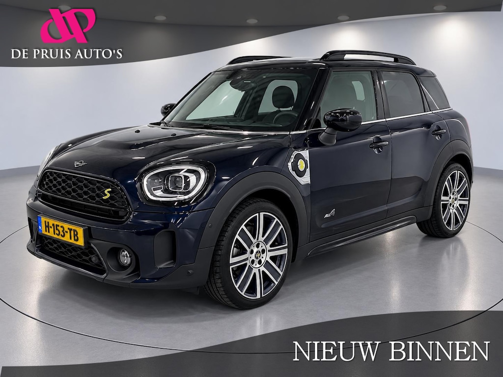 MINI Countryman 1.5 Cooper S E ALL4 MINI Yours Pano Matrixkoplamp Camera Leder ACC Head-Up 19Inch Keyless Elektrisch achterklep Verwarmd stuur