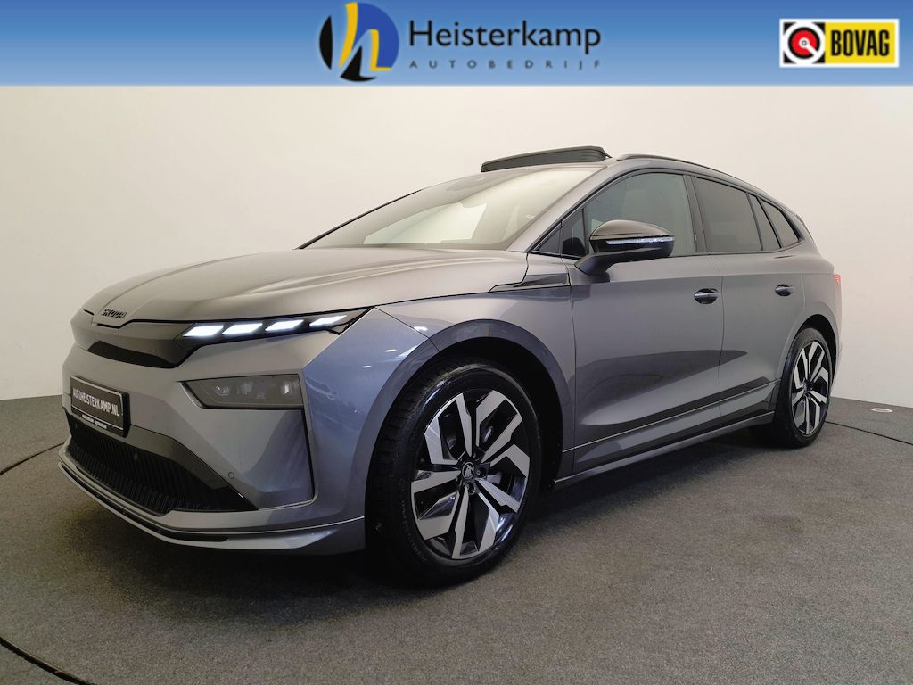 Skoda Enyaq 85 Sportline 82 kWh 286pk Wegklapbare trekhaak, Panoramadak, Warmtepomp